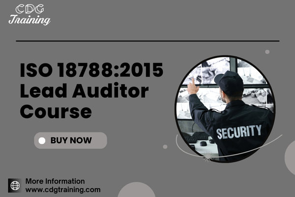 ISO 18788:2015 Lead Auditor Course Online | Certification by CDG