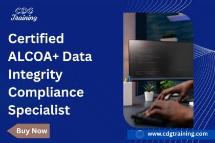 Certified ALCOA+ Data Integrity Compliance Specialist Course | CDG ...