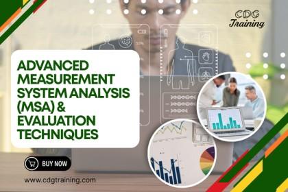 Msa Course Advanced Measurement System Analysis (MSA) Course Online | CDG ...