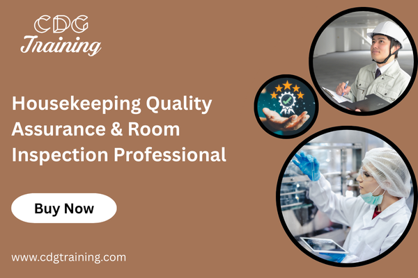 Quality Inspection Course Housekeeping Quality Assurance & Room Inspection Professional Course ...