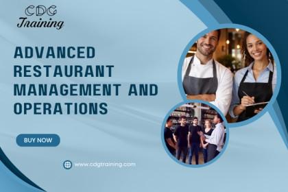 Cafe Management Course Advanced Restaurant Management & Operations Course | CDG